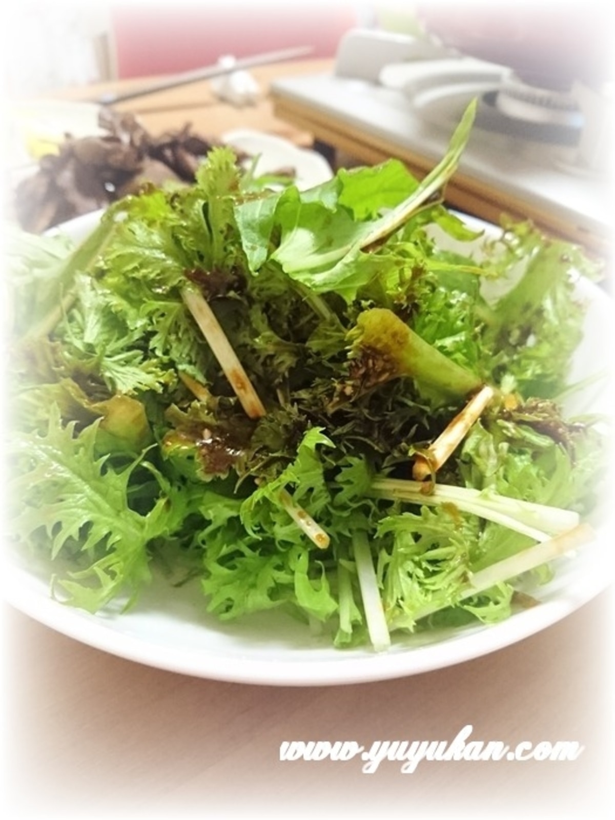 水菜とわさび菜の味噌ドレッシングサラダ レシピ 作り方 By Viw 楽天レシピ 水菜とわさび菜の味噌ドレッシングサラダ レシピ 作り方 By Viw 楽天レシピ